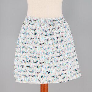 LILLY PULITZER Callie Mini Skirt Elastic Waist Ruffle Fishing Lure Size S